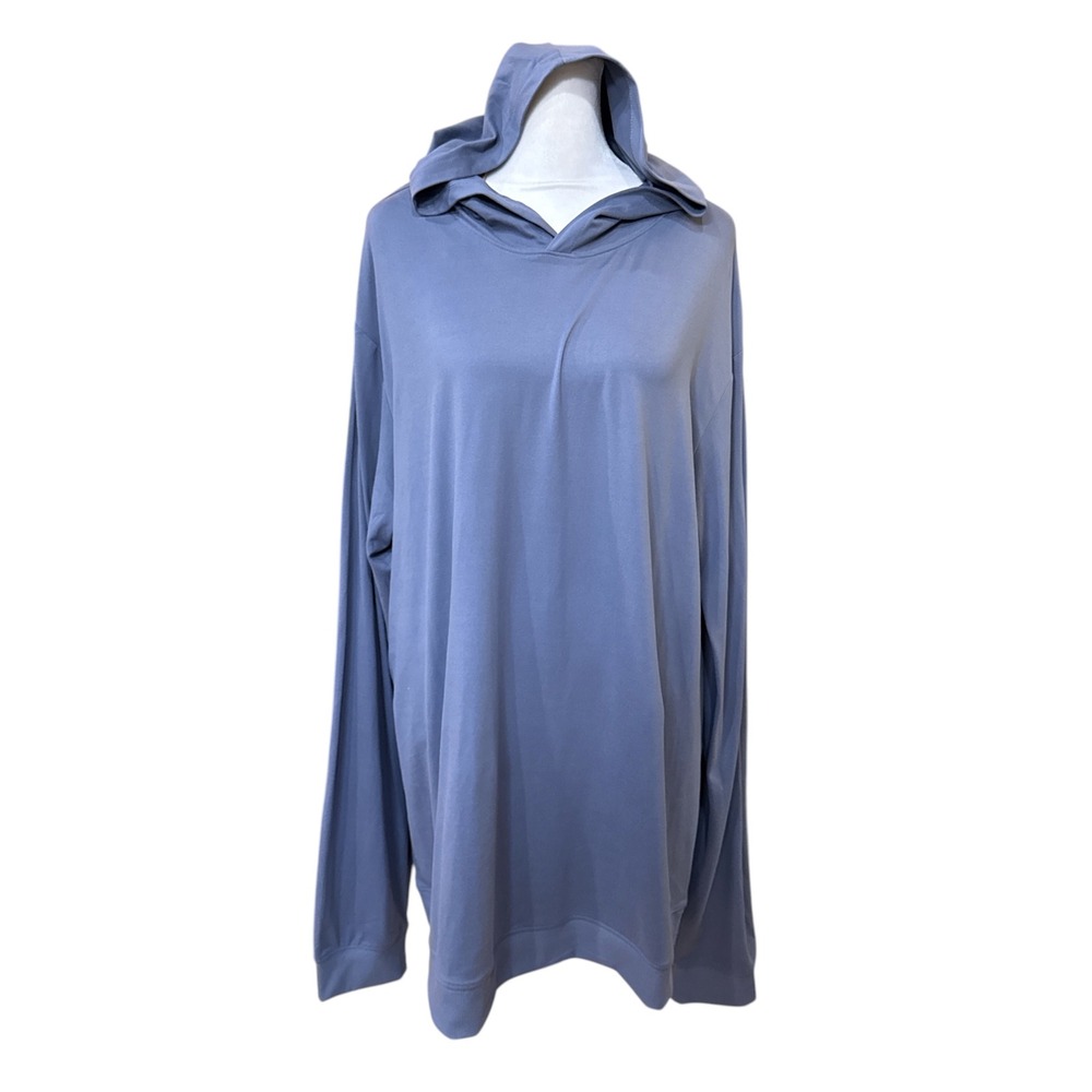 Skims Mens Outdoor‎ Jersey Hoodie Steel Blue TP-LST-5327M XL NWT